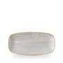 Stonecast Raw Grey Chefs Oblong Plate 15.3cm