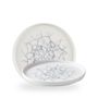 Studio Prints Kintsugi Pearl Grey Walled Tallerken 26Cm