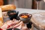 STON BLUE Dipping dish - 50ml - Ø6,6cm - H:40cm