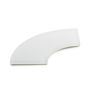 MEALPLAK Table Runner 1/4 Circle Nacryl White