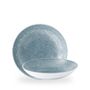 Raku Topaz Blue Evolve Coupe Bolle 24.8Cm