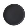 Caractere Black Dinner Plate 28Cm Matt slate style