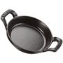 Staub Oven dish rund 12 cm black cast iron 0,25 L