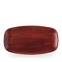 Stonecast Patina Red Rust Chefs Oblong Tallerken 35.5 X 18.9Cm