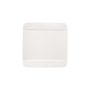 Manufacture Rock blanc Square flat plate 884g