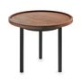 En Scene Round Tray With Edge 33Cm Walnut