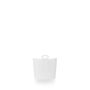 Alchemy Ambience White Oval Covered Sugar H: 9Cm