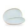 Stonecast Duck Egg / Opal Organic Plate  / 28cm