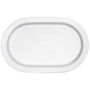 Easy white Oval flat plate 370x235mm