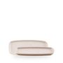 Emerge Speckled White / Rectangular Plate  / 25.1 x 10cm