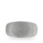 Raku Jasper Grey Chefs Oblong Tallerken 29.8 X 15.3Cm