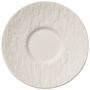 The Rock White Glacier Saucer 120x120x20mm
