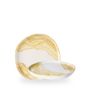 Tide Gold Organic Walled Plate 21cm