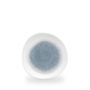 Raku Topaz Blue Rund Trace Tallerken 21Cm