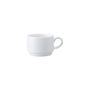 Easy white Cup N.8 stackable 85x55mm 0,1L
