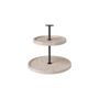 Manufacture Travertine Cake stand 24,5 cm 1.86kg