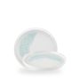 Med Tiles Aquamarine Walled Plate 21cm H:2cm