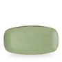 Stonecast Sage Green Chefs Oblong Plate 35,5x18,9cm