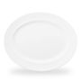 Whiteassic Oval Tallerken 36.5 X 29.3Cm