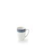 Raku Topaz Blue Profile Mug 34Cl H: 11Cm