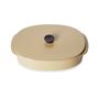 Caractere Rect Ildfast Med Lokk 19X13 Nutmeg