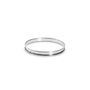 St. Steel Tart Ring, Rolled Edge Ht 2 C