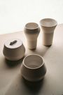 CONTRE JOUR Bowl With Lid 20cl Alabaster white