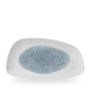 Raku Topaz Blue Chefs Geo Tallerken 35 X 18.5Cm