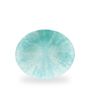 Stone Aquamarine Orbit Oval Coupe Tallerken 27 X 22.9Cm