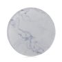 Round Tray 17cm For L High Tea Nacryl white marble