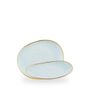 Stonecast Duck Egg / Opal Organic Plate  / 21cm