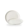 White Natural Plate 21.5cm H: 2cm