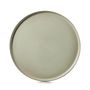 CONTRE JOUR Plate 30cm Almond green