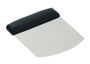 Dough scraper - St/st soft rounded blade 12,4 cm - plastic handle