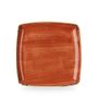 Stonecast Spiced Orange Dyp Kvadrat Tallerken 26.8Cm