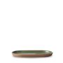 CONTRE JOUR Tea Saucer 19X10cm Olive green