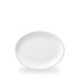 White Oval Tallerken 25.4Cm