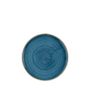 Stonecast Java Blue Walled Plate 21cm