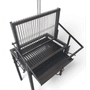 Baskisk Kullgrill * X * Cm, Med Regulering, Skuff og Flip