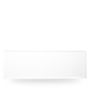 Alchemy Balance White Rect Buffet Fat 58 X 20Cm