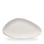 Stonecast Barley White Triangle Chefs Tallerken 35.5 X 18.8Cm