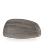 Stonecast Grey Chefs Geo Tallerken 35 X 18.5Cm