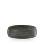 Stonecast Raw Black Chefs Oblong Plate 12.7cm