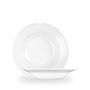 White Profile Rimmed Soup 24.9Cm