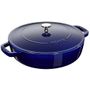 Staub Cocotte Chistera Sautepanna 28 cm blå, 3,7 L