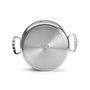 St/Steel Stewpan Milady Wit Lid ?28 Cm