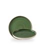 Stonecast Sorrel Green Walled Plate 21cm H: 2cm