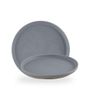 Emerge Seattle Grey Walled Plate 26cm x 2cm
