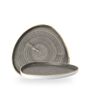 Stonecast Grey Triangle Walled Chefs Tallerken 26Cm