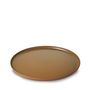 CONTRE JOUR Plate 30cm Mocha brown